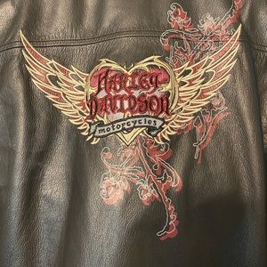 Harley Davidson Ladies Leather Jacket XL